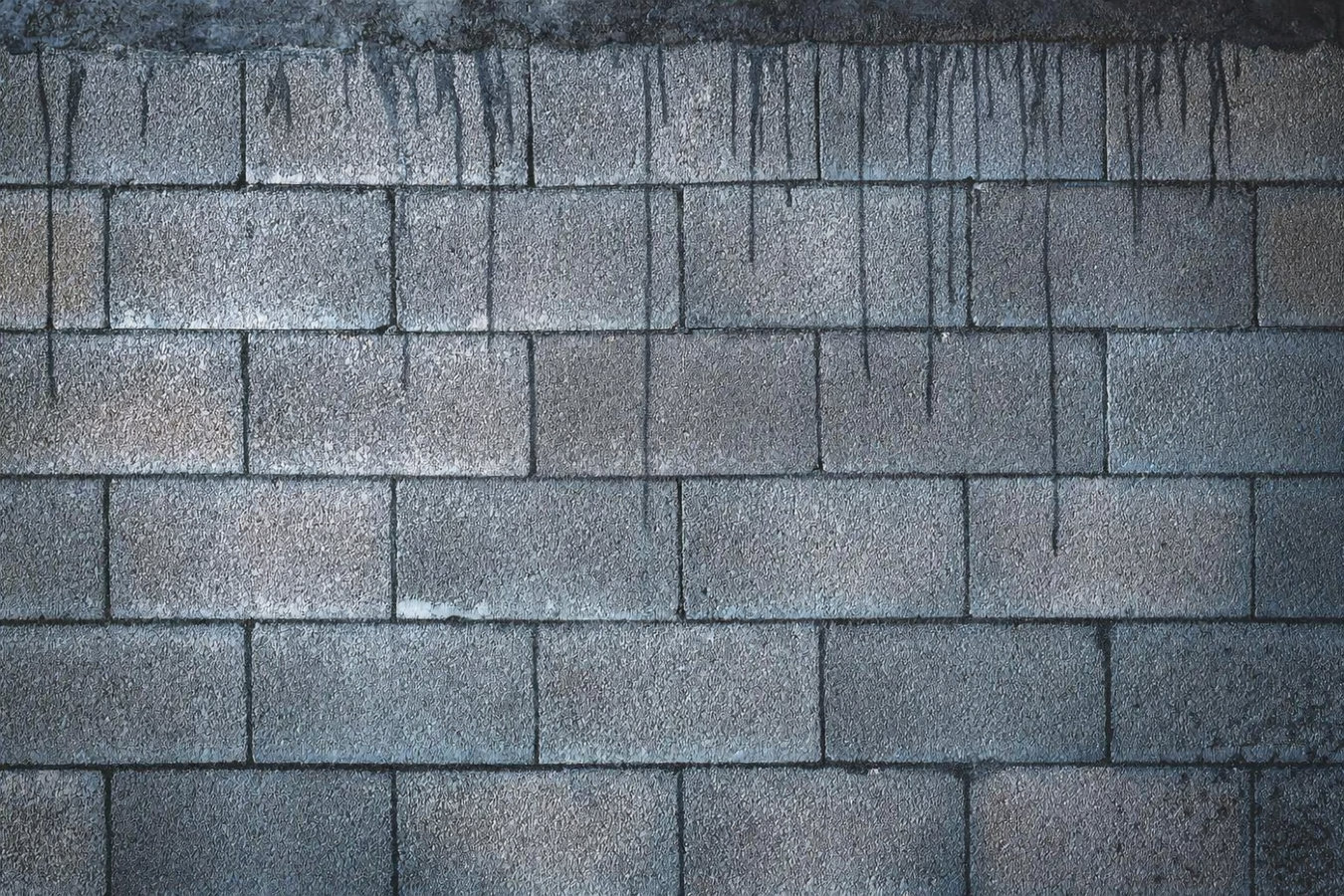 Concrete block walls